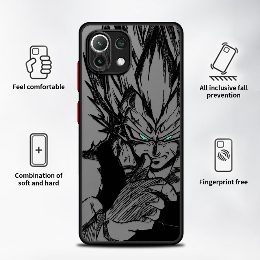 Dragon Ball Goku Vegeta TPU Hülle für Xiaomi Mi 12T Pro 13 Lite 12 12X 11 Lite 14 Pro 10T Pro 11T Pro