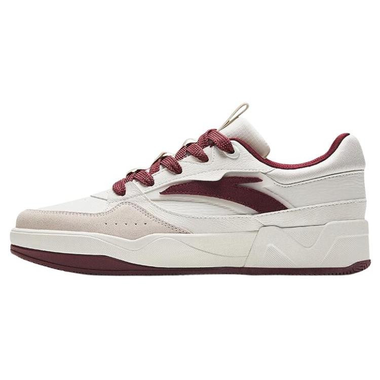 

Anta C37 Series Anti Slip Wear Resistant Low Top Skateboard Shoes Women s White Red Gray 36