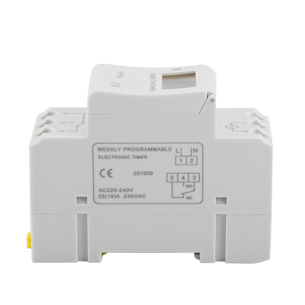 16A Digital LCD Power Timer Programmable Relay Time Switch (AC220V)