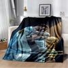 Goat M-Messi Football Sport Star Flannel Blanket Soft Warm Throw Blanket for Bedroom Living Room Bed Travel Camping Picnic Gift