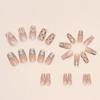 Nakhi 24 Reusable Artificial Fake Nail Set | Lightweight & Long Lasting| Quick Fix For Festivals & Special Occasions (Z661)