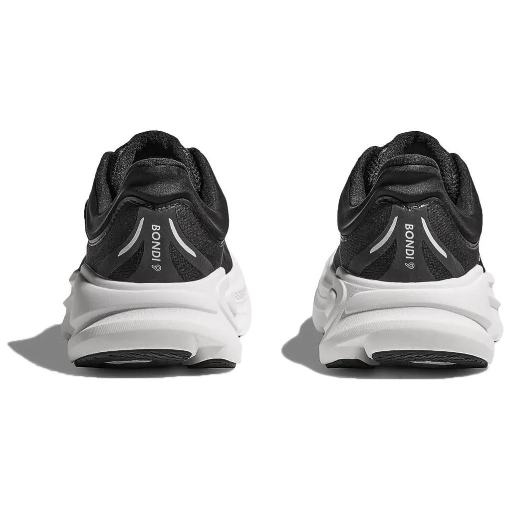 HOKA Bondi 9 Svart Hvit Damesneakers 1162012-BWHT