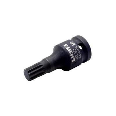 Mehrzahn-Steckschlüssel M4 1/2 Zoll, Spline-Bit Cr-Mo 60mm