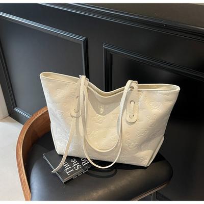 Tasche mit großem Fassungsvermögen Damen Frühling und Sommer neue Mode Schultertasche trendige Hand-Henkeltasche Tragetasche