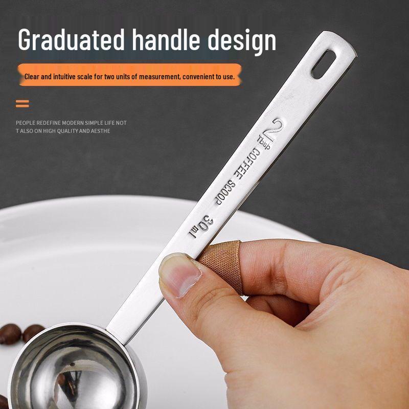 15g Stainless Steel Coffee Measuring Spoon - Ideal for Milk, Baking, and Fruit Powder
