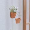 Mini Vaso de Flores, Vaso de Cerâmica Retrô Miniatura, 1:Vaso de Planta Miniatura Montado na Parede Escala 12 para Decoração de Mansão de Bonecas Flores Não Incluídas
