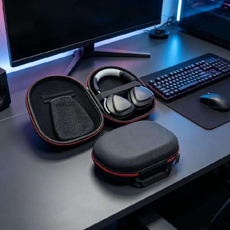 Headphone Carrying Case with Molded Hard Shell Bag, Inner Hold Band, and Daily Travel Storage for Pelta Headset Storage