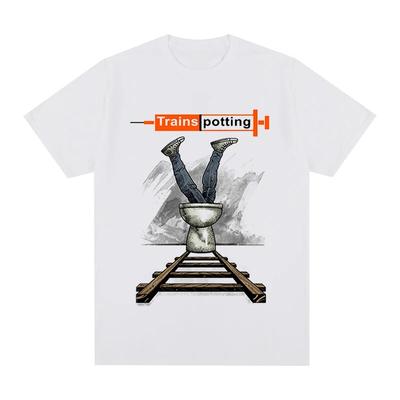 Trainspotting  Καταπληκτική Ταινία Ρετρό Σχέδιο Βρετανικό Δημοφιλές Streetwear Μπλουζάκι Βαμβακερό Unisex Μπλουζάκι Νέο TEE TSHIRT Γυναικεία Τοπ