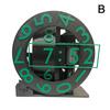 3D Printed Triaxial Clock With Rotating Numeric Display Pla Digital Clock Living Room Desktop Digital Clock Home Decoration