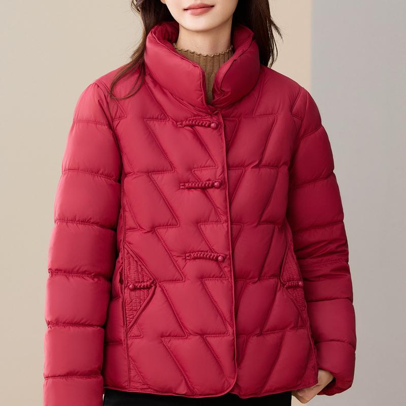 Casual Women's Winter Parkas Stand Collar Loose Warm Short Coats Thick Women Jackets