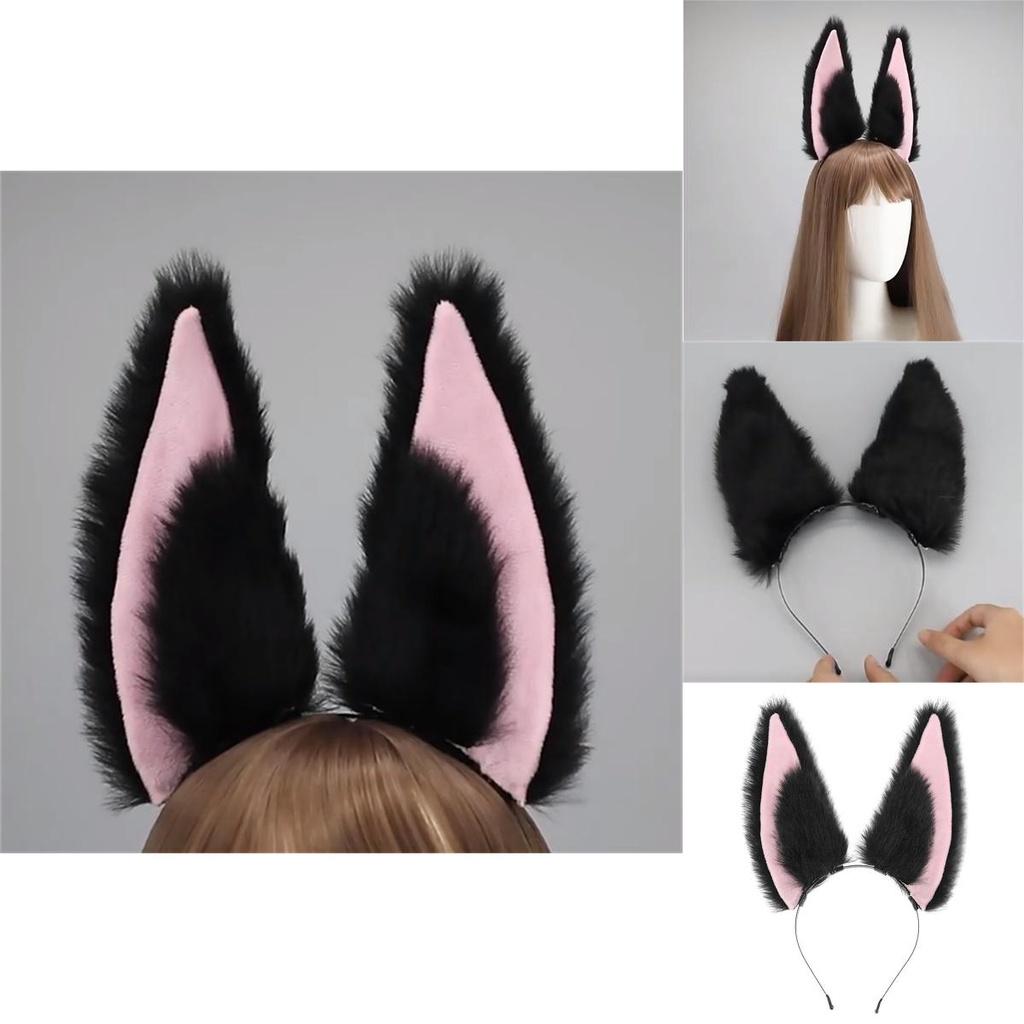 Unique And Stylish Plush Headband With Cosplay Animal Ears Perfect For Dressing Up