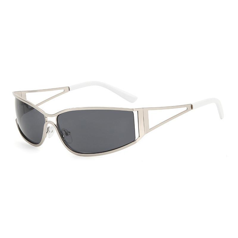 Europen Retro Narrow Frame Sunglasses With Uv400 Protection For Outdoor Activities And Parties