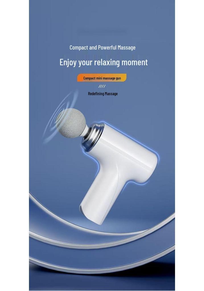 Portable Silent Mini Fascia Gun for Full Body Muscle Relaxation