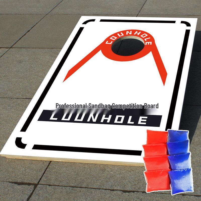 Wooden Cornhole Beanbag Toss Game for Kids