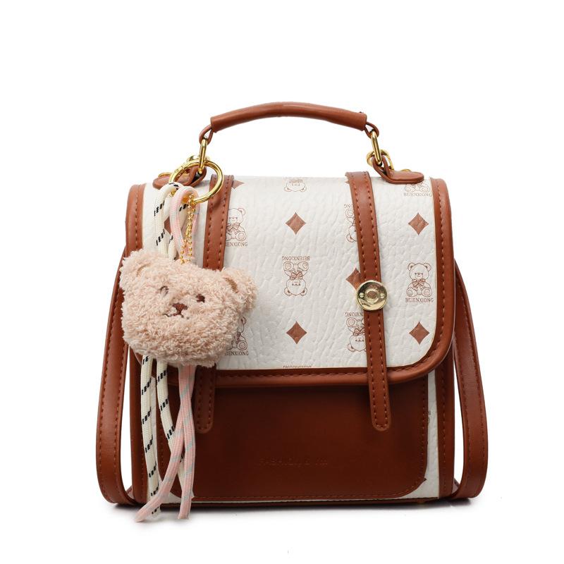 Student class backpack female Korean version retro fashion travel small backpack 2025 niche simple trend student bag