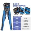 Metal Multifunctional Cable Cutter Crimping Wire Stripper Pliers  Cable Installation
