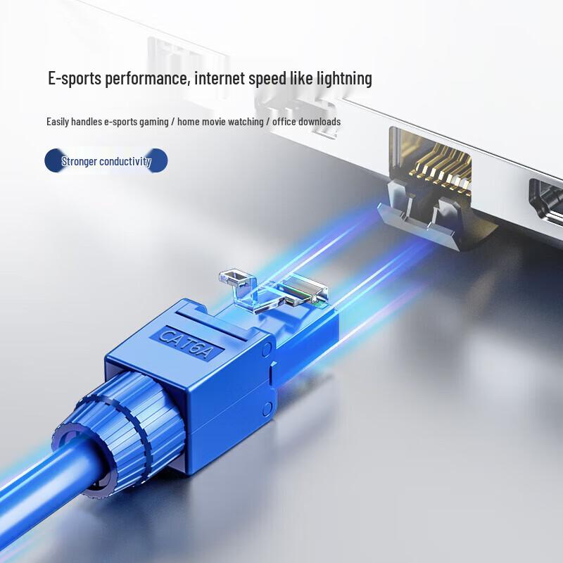 Shanze Cat6a Tool-Free Unshielded RJ45 Connector