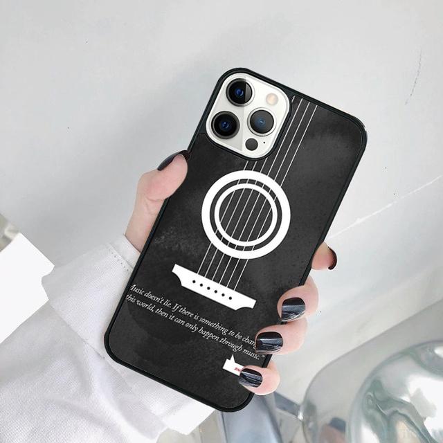 Guitar Instrument Music Phone Case Cover For iPhone 17 Air 15 Pro MAX 16 Plus 14 12 11 13 coque