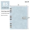 A5/B5 Business Loose-Leaf Notebook, Thick PU Leather Customizable Cover