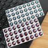 BBKQ7 5/10PCS 11mm Car Remote Key Fob Logo Stickers Emblem Badge For BMW F30 F10 E46 E90 E60 E39 X1 X3 X5 X6 M3 M5 Auto Accessories
