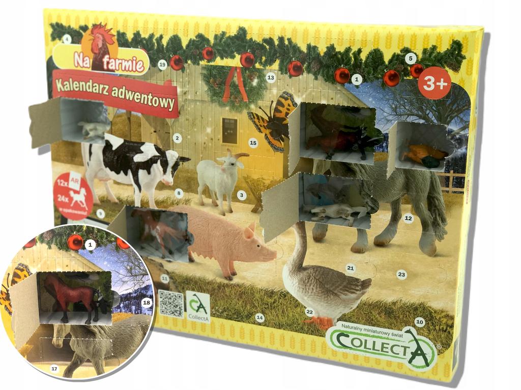 Collecta kalendarz adwentowy na farmie koń krowa koza gęś 84178