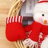 Christmas Decorations Old Man Snowman Elk Rattan Wreath Door Wall Hanging Christmas Tree Window Scene Arrangement