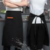 Multi-pocket Kitchen Apron Canvas Working Clothes New Waitress Apron  Restaurant Use