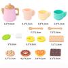 Montessori Wooden Tea Party Set for Kids Pretend Play Food Toy Set Kitchen Accessories Tea Time Party with Play Food for Girls