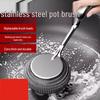 NHZHIW Long Handle Stainless Steel Pot Brush