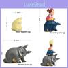 Cartoon Mein Nachbar Totoro Springendes Pferd Figur Harz Handwerk Für Heimdeko Geschenkset