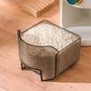 11kg Grain Container Storage with Lid, Pantry Store Food Rice and