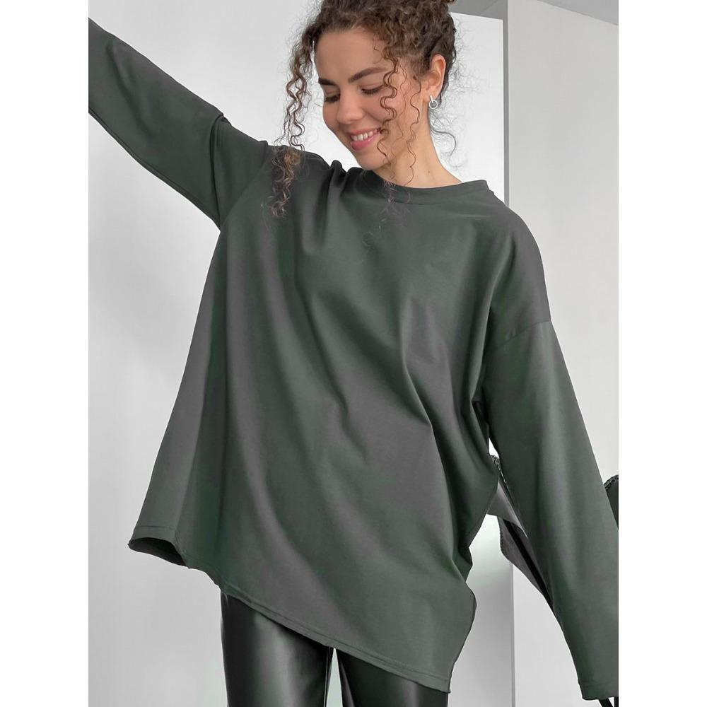 Hirsionsan Basic O-neck 100% Cotton T Shirt Women Loose Oversized Pullover Chic Cusual Tees Female Tops Girl Clothing