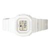 Casio Montre femme G-Shock G-Lide Digital, bracelet en résine biosourcée blanche, quartz, GLX-S5600-7B, 200 m