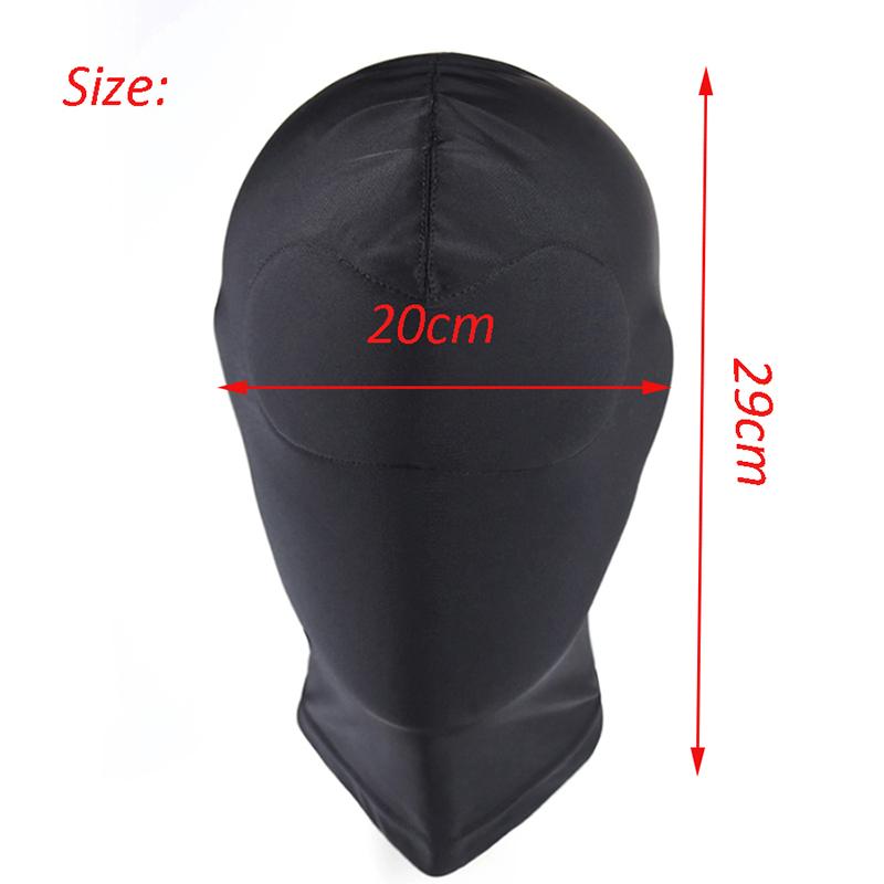 1/2/3 Hole Men Women Adult Spandex Balaclava Open Mouth Hood Face Eye Head Mask Costume Slave Game Role Play Party Adulto SM Toy