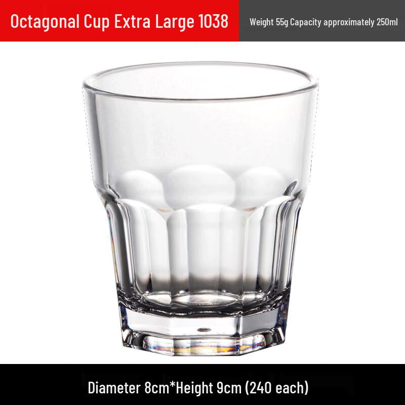 

Polycarbonate Transparent Octagonal Beverage Cups