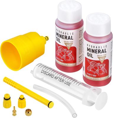 Brake Bleed Kit,Hydraulic Brakes, Brake Fluid Change Hydraulic Kits, Including High Performance Brake Fluid Mineral Oil