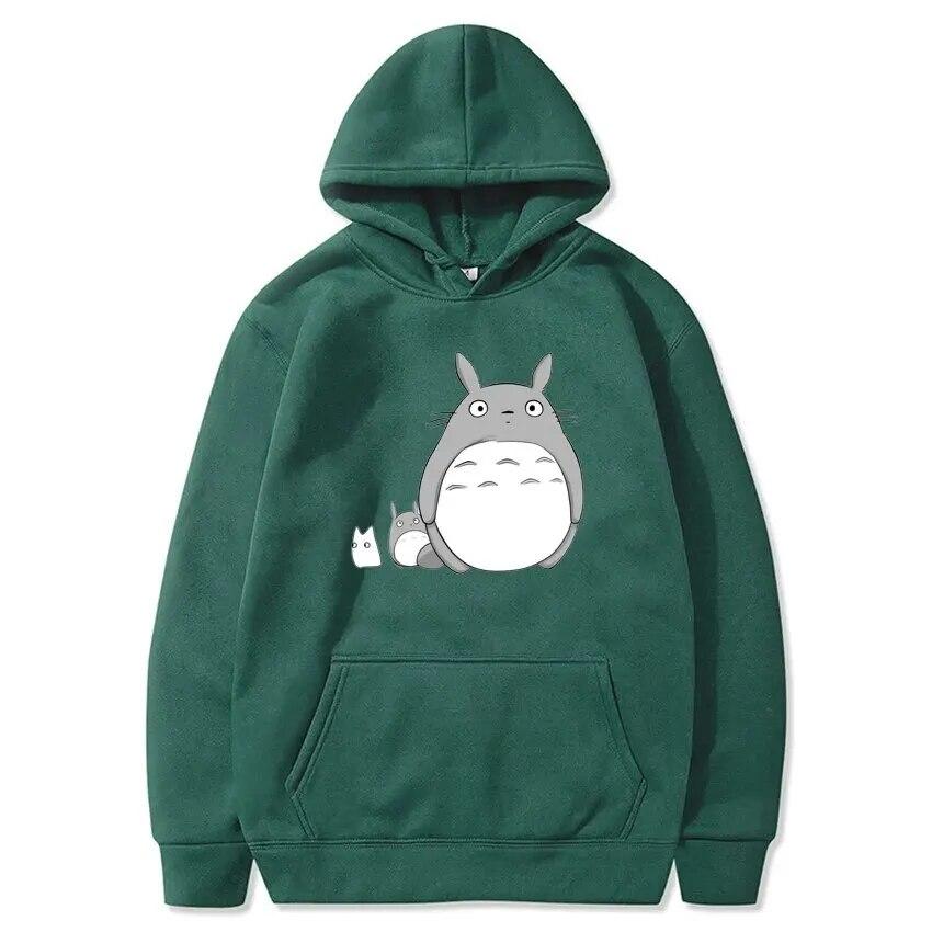 Herbst Mein Nachbar Totoro Drucken Hoodies Anime Unisex Frauen Mode Sweatshirts Übergroßen Hoodie Pullover Trainingsanzug Unisex Kleidung
