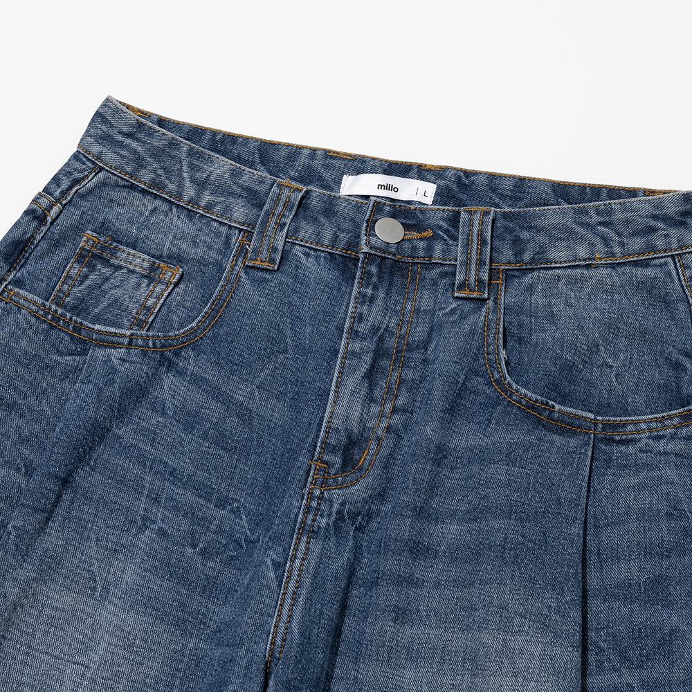 MILLO ARCHIVE Denim Bermuda Pants [Mid Blue]