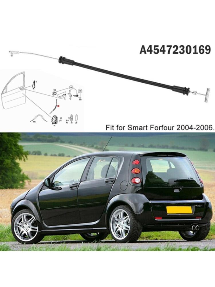 4547230169 Bowdenové lanko Zámek dveří Přední na obou stranách Pro Smart Car Forfour(454) 1. generace 2004-2006