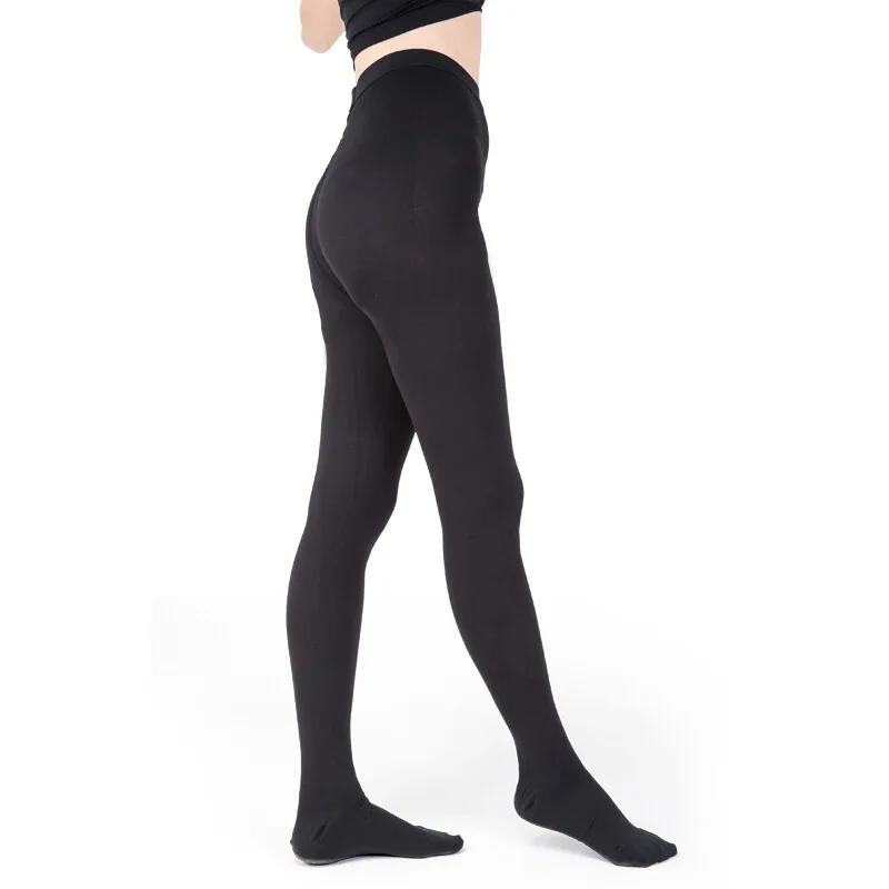 Extra-large pressure compression pantyhose, 20-30 mmHg, above-knee length, support stockings, pressure tight pants