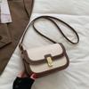 Korean Style PU Leather Shoulder Bag Square Women Underarm Bag Simple Crossbody Bag  Outdoor