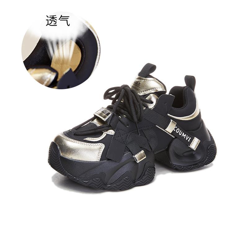 

New dad shoes women s 2025 spring cool handsome fashion platform sports shoes women s versatile casual shoes trendy comfortable women s shoes 40 чорний