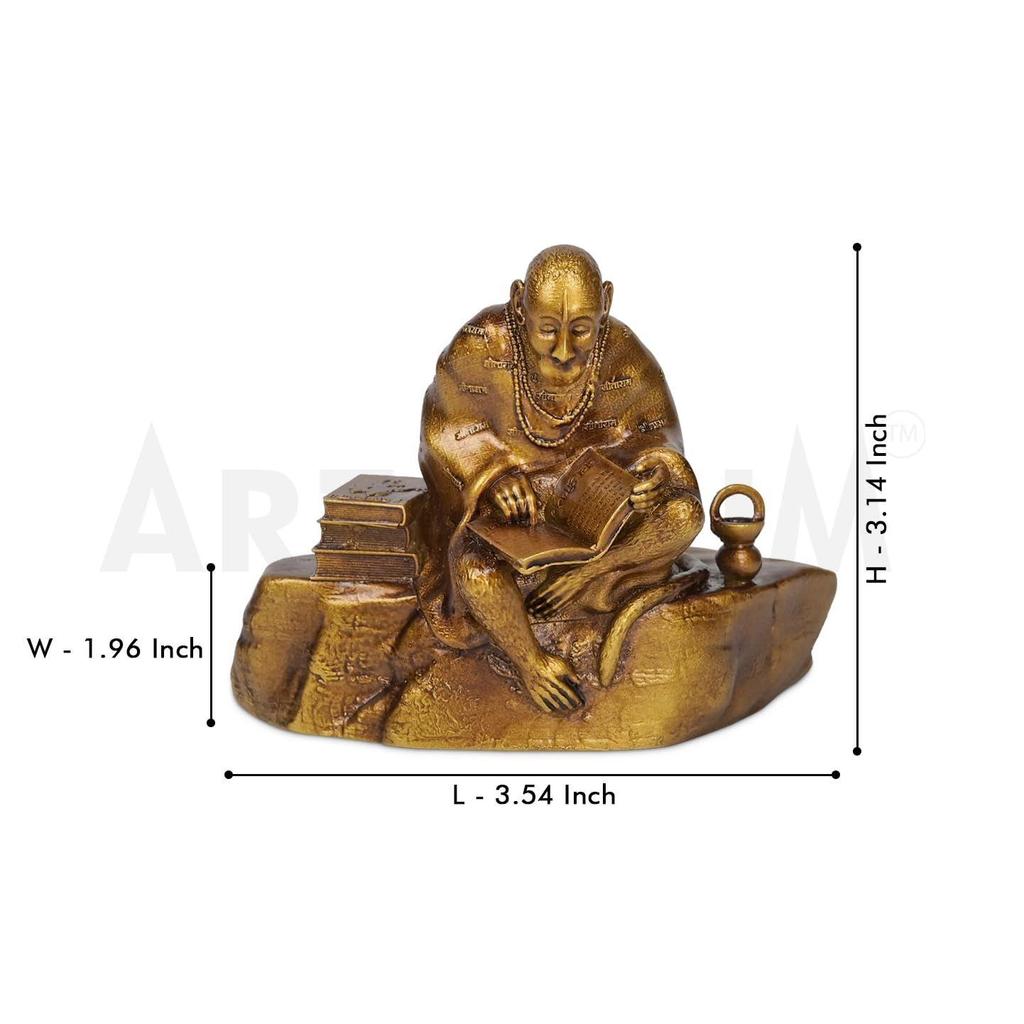 Hanuman Ji Murti Ramayani Hanuman Lord Balaji Murti Bajrangbali Idol Sankat Mochan Bhagwan Idol for Car Dashboard and Home Decor