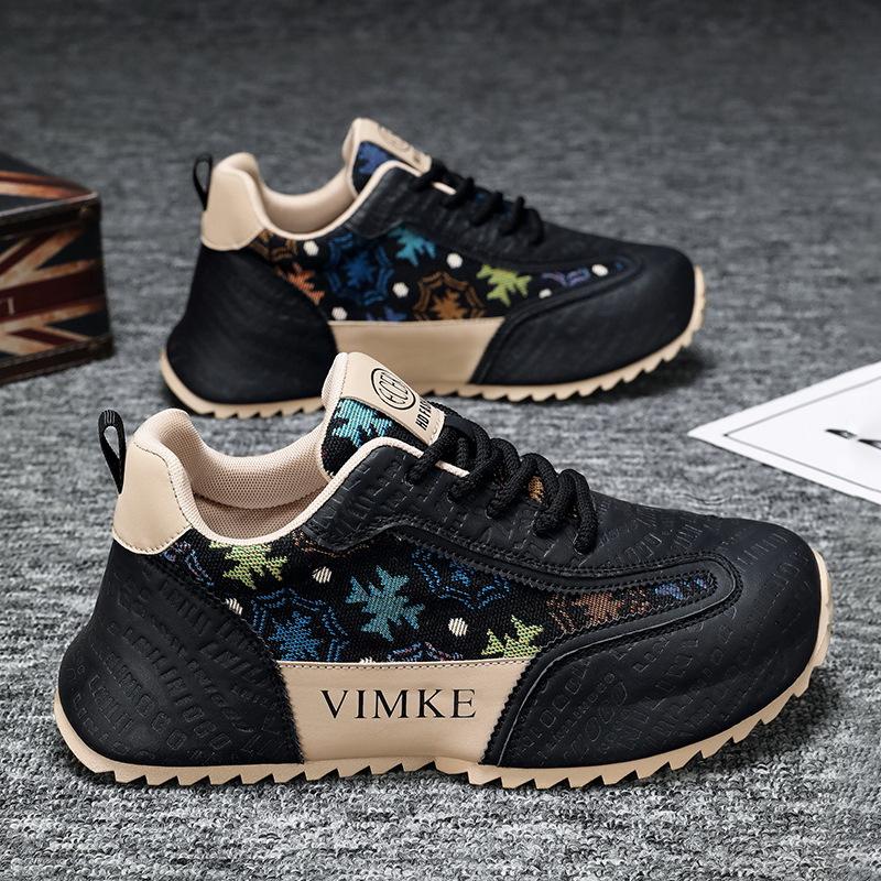 

Large size 39-48 new cloth splicing fashionable platform dad shoes casual youth sports men s shoes 48