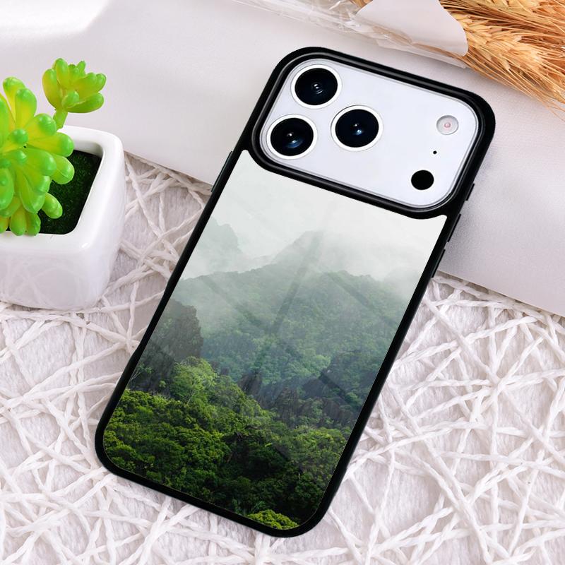 Anime Natural Landscape Phone Case for iPhone 17 Air 16 15 11 12 14 13 Pro Max Shockproof Cover
