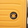 Set of 3 Wings Abs+ Coot Yellow suitcases