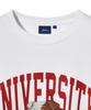YALE University Dan Short Sleeve T-Shirt White/Red