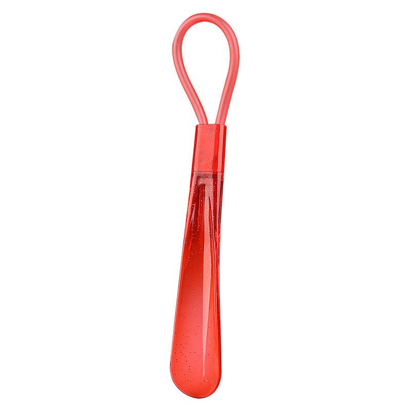 Colorful Long-Handled Plastic Shoehorn - Easy Shoe Lifter for Putting on Shoes