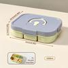 WORTHBUY Large Capacity Plastic Divided Bento Lunch Box Microwave Portable Leak-proof Cold And Hot Food Container For Student