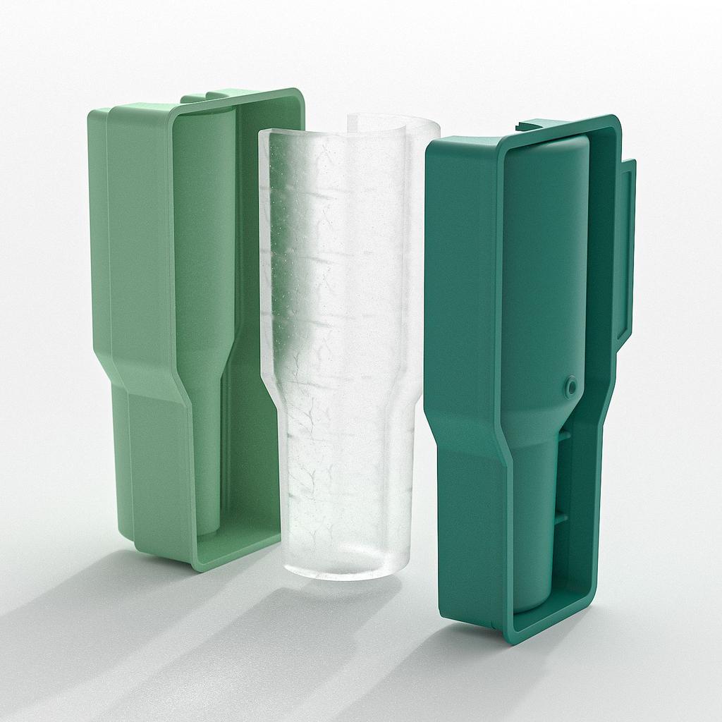 Silikonformar för isbitar För 20 30 40oz För Stanley Sommarisform Kubform Isbricka Isdryckskopp Tillverkare Rund Is Silikonform